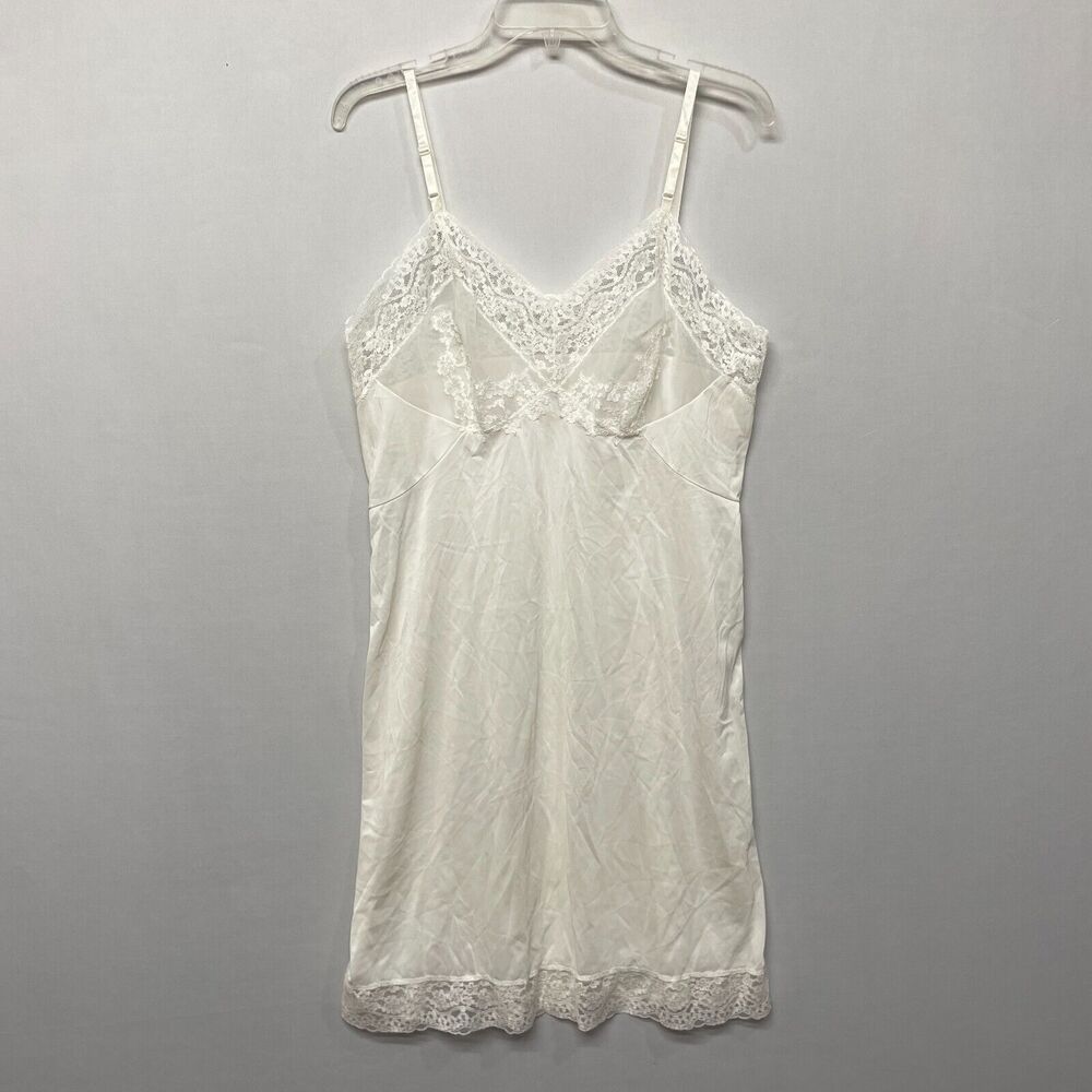 Vintage Vassarette Lingerie Nightgown Sleep Dress Size A 40 Made IN USA M223 -8